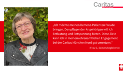 Frau S. - Demenzbegleiterin - Erfahrungsbericht | © Caritas München und Oberbayern