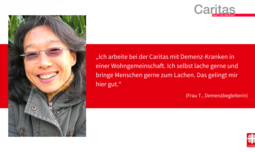 Frau T. - Demenzbegleiterin - Erfahrungsbericht | © Caritas München und Oberbayern